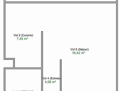 STUDIO A LOUER - DECINES CHARPIEU Berthaudieres - 31.83 m2 - 461 € charges comprises par mois